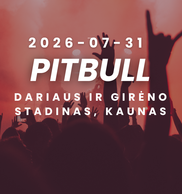 NUVEŽIMAS į Pitbull koncertą Kaune