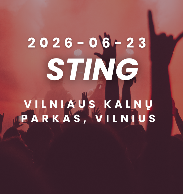NUVEŽIMAS į Sting koncertą Vilniuje