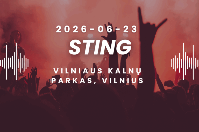 NUVEŽIMAS į Sting koncertą Vilniuje